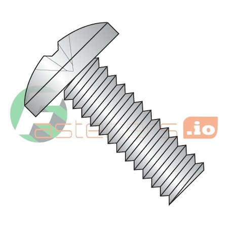 #10-24 X 3/8 In Phillips Binding Machine Screw, Plain 18-8 Stainless Steel, 4000 PK